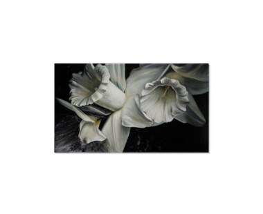 White Daffodils Oil Painting